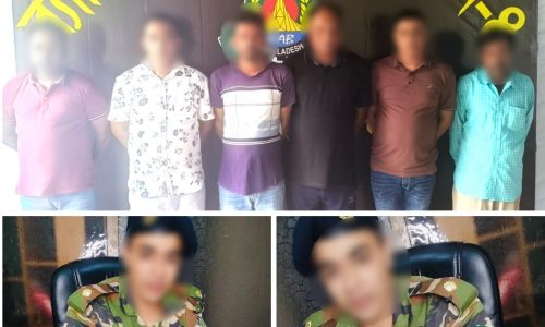 সরকারি প্রতিষ্ঠানে চাকরি দেওয়ার নামে প্রতারণার সঙ্গে জড়িত একটি সংঘবদ্ধ চক্রের ৬ সদস্যকে গ্রেফতার করেছে র্যাব