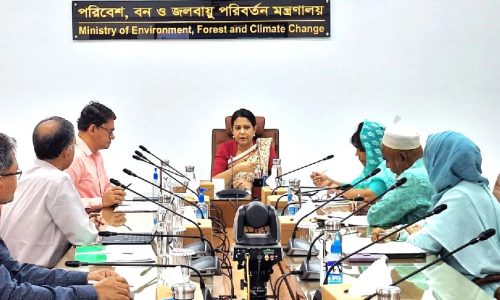 সচিবালয়ে পরিবেশ মন্ত্রণালয়ের সভাকক্ষে বার্ষিক উন্নয়ন কর্মসূচি (এডিপি) বাস্তবায়ন অগ্রগতি পর্যালোচনা সভায় তিনি এসব কথা বলেন