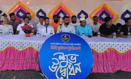 অগ্নিশিখা স্পোর্টিং ক্লাবের আয়োজনে এই টুর্নামেন্টে জেলার ৩২টি ফুটবল দল অংশ নিচ্ছে
