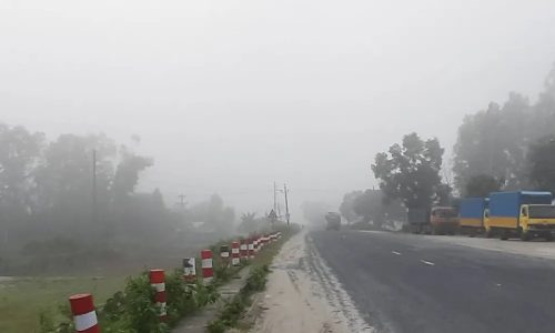 কুয়াশা নেমে আসতে শুরু করেছে সর্বোত্তরের উপজেলা তেঁতুলিয়ায়