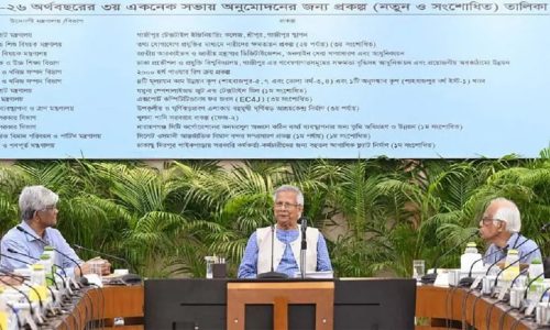 পরিকল্পনা কমিশন চত্বরে এনইসি সম্মেলন কক্ষে অনুষ্ঠিত একনেকের সভায় এ অনুমোদন দেওয়া হয়েছে