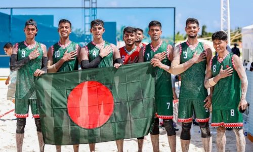 হ্যান্ডবল চ্যাম্পিয়নশিপে ভারতকে হারিয়ে বাংলাদেশ দলের দাপুটে জয়