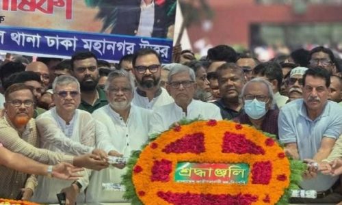 বিএনপির ৪৭তম প্রতিষ্ঠাবার্ষিকীতে জিয়াউর রহমানের সমাধিতে শ্রদ্ধা।