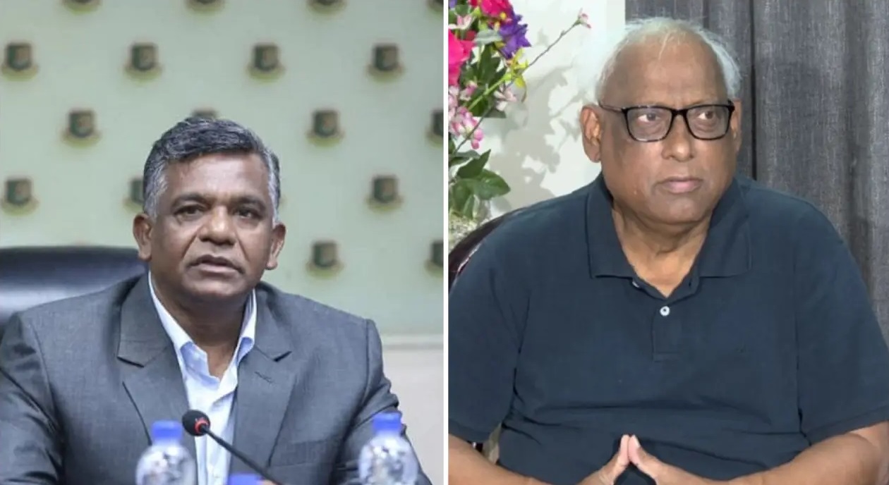 আমিনুল ইসলাম বুলবুল ও নাজমুল আবেদিন ফাহিম।