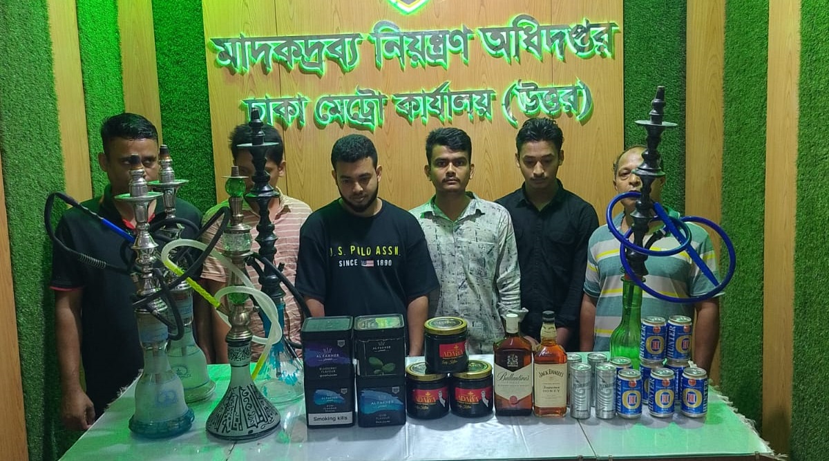 আটককৃতদের বিরুদ্ধে মাদকদ্রব্য নিয়ন্ত্রণ আইন, ২০১৮ মোতাবেক মামলা দায়ের করা হয়েছে