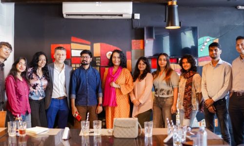 সংবাদ সম্মেলনে ‘দি ফ্লো ফেস্ট ঢাকা ২০২৫’ এর আয়োজক বৃন্দ।