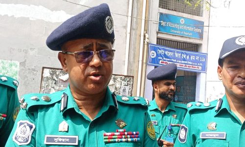 রাজশাহী মেট্রোপলিটন পুলিশের কমিশনার মোহাম্মদ আবু সুফিয়ান।