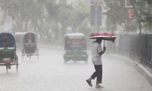 বৃষ্টি হলেও কিছুটা ভ্যাপসা ভাব থাকবে বলেও জানানো হয়েছে