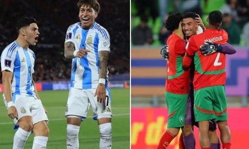 আর্জেন্টিনা বনাম মরক্কো অনূর্ধ্ব-২০ ফুটবল বিশ্বকাপ ফাইনাল