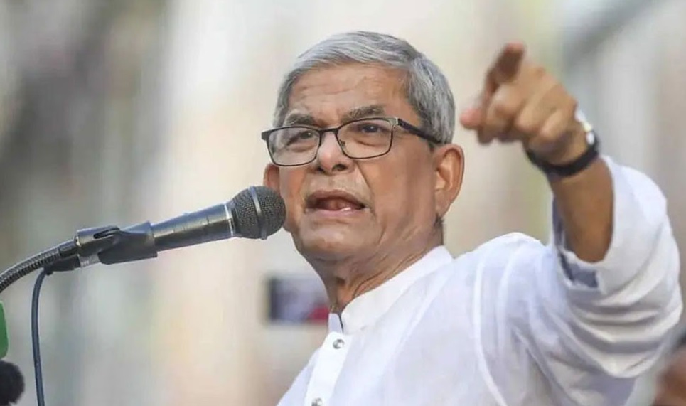 ইঞ্জিনিয়ার্স ইনস্টিটিউটে বক্তব্য রাখছেন বিএনপি মহাসচিব মির্জা ফখরুল ইসলাম আলমগীর।  ছবি: সংগৃহীত