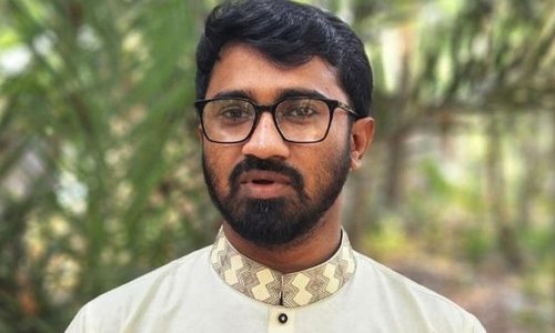 গণঅধিকার পরিষদের সাধারণ সম্পাদক রাশেদ খান। ফাইল ছবি