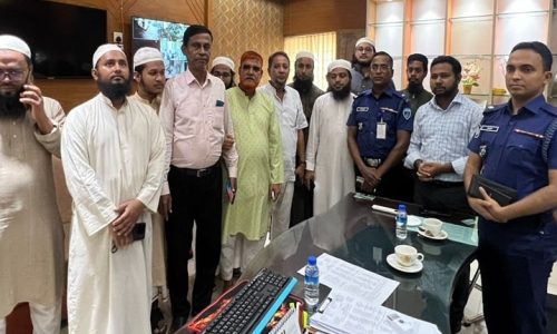 হেফাজতে ইসলামের নেতা-কর্মীরা।