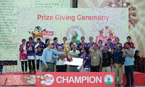 ২৯তম স্কুল হ্যান্ডবল প্রতিযোগিতার বালক ও বালিকা দুই বিভাগেই চ্যাম্পিয়ন হয়েছে সানিডেইল