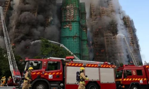 হংকংয়ে অগ্নিকাণ্ডে নিহত বেড়ে ৫৫