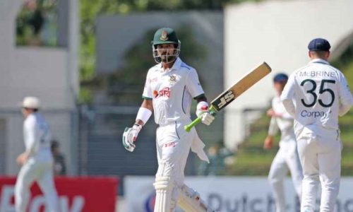 ১৬১ রানের লিড নিয়ে লাঞ্চে বাংলাদেশ