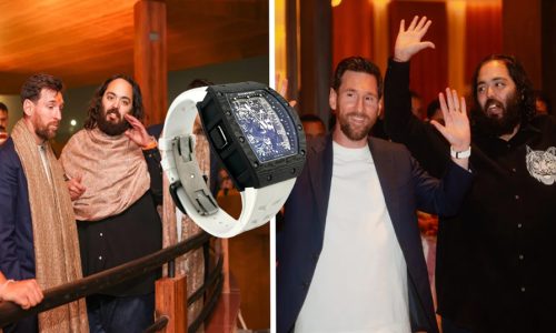 মেসিকে ১৫ কোটির বিরল ঘড়ি উপহার