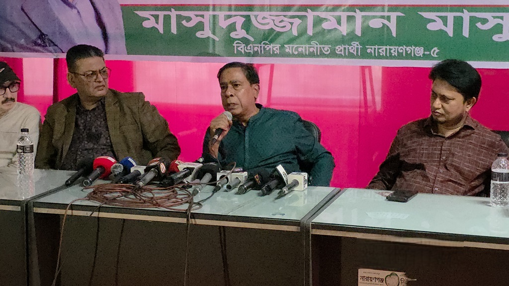 মতবিনিময় সভায় বক্তব্য দেন মো. মাসুদুজ্জামান মাসুদ। ছবি : সংগৃহীত