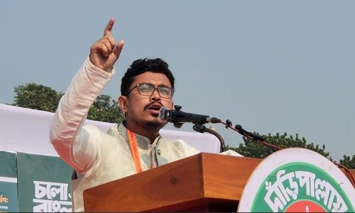 ডাকসু ভিপি সাদিক কায়েম। ছবি : সংগৃহীত