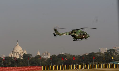 ২০২৪ সালে কলকাতায় বিজয় দিবস উদযাপনের আগে ভারতীয় সেনাবাহিনীর মহড়া। ছবি: সংগৃহীত