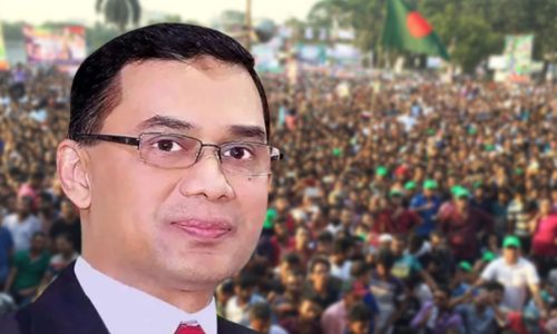 বিএনপির ভারপ্রাপ্ত চেয়ারম্যান তারেক রহমান। ছবি: ক্যপ্টে’ন্স টিভি